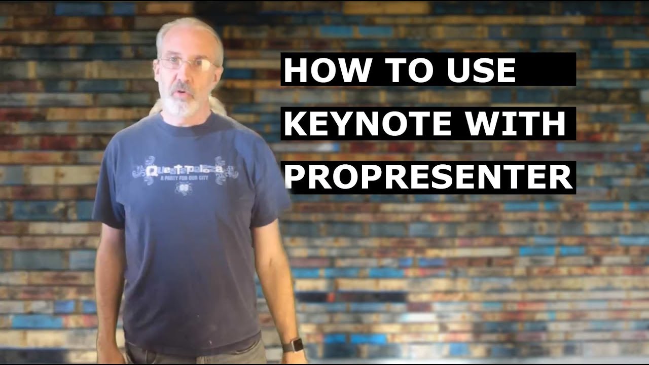 How to import Keynote Presentations into ProPresenter 6